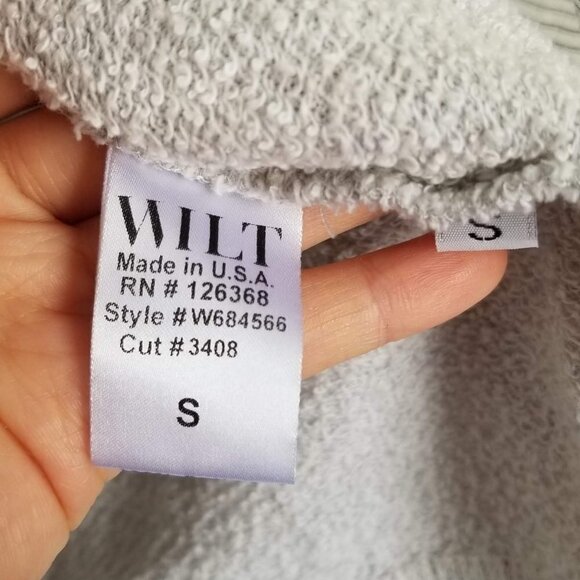 Wilt Silk Striped Trim Layered Distressed Sweater - Picture 15 of 17